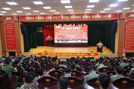 Công an tỉnh Sơn La quyết tâm lập nhiều chiến công nhân kỷ niệm 80 năm ngày truyền thống Công an nhân dân