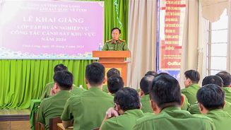 Tập huấn nghiệp vụ công tác Cảnh sát khu vực năm 2024