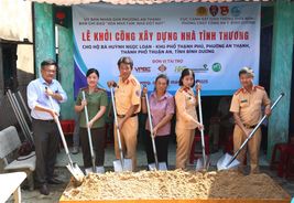 Bình Dương: Khởi công xây nhà tình thương cho người dân có hoàn cảnh khó khăn tại phường An Thạnh