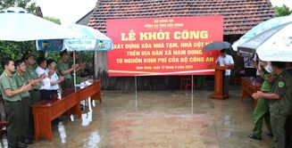 Đồng loạt khởi công xây nhà tặng hộ nghèo trên địa bàn Đắk Nông