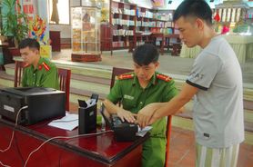 Thu nhận hồ sơ cấp căn cước cho phạm nhân được đề nghị đặc xá tại Thái Nguyên