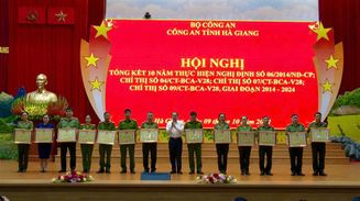Hà Giang: Tổng kết 10 năm thực hiện Nghị định 06 của Chính phủ và các chỉ thị của Bộ Công an