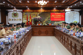 Hội ý nghiệp vụ công tác giao liên Công an nhân dân trên địa bàn Tây Nguyên