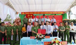 Ký kết quy chế phối hợp bảo đảm an ninh trật tự với Tổng công ty cà phê Việt Nam