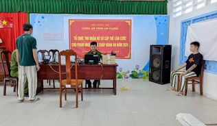 An Giang: Thu nhận hồ sơ cấp thẻ căn cước cho phạm nhân đang chấp hành án