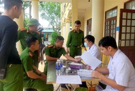 Khám sàng lọc phát hiện bệnh lao, lao tiềm ẩn cho cán bộ, chiến sĩ và can, phạm nhân