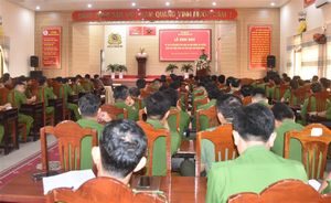 Tăng cường công tác đào tào cán bộ, chiến sĩ đáp ứng yêu cầu, nhiệm vụ trong tình hình mới