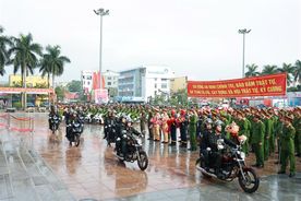 Quảng Trị: Ra quân tấn công trấn áp tội phạm, bảo đảm an ninh, trật tự Tết Nguyên đán Ất Tỵ