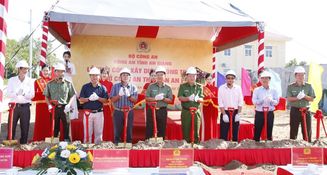 An Giang: Khởi công xây dựng công trình trụ sở Công an thị trấn An Phú