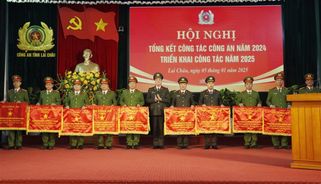Công an tỉnh Lai Châu tổng kết năm 2024 và triển khai công tác năm 2025