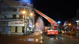 Bình Thuận: Diễn tập phương án chữa cháy và cứu nạn, cứu hộ tại khu dân cư