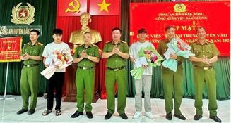 Đắk Nông: 258 công dân tham gia nghĩa vụ Công an nhân dân sẵn sàng lên đường