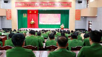 Công an tỉnh Bình Phước sẵn sàng công tác sắp xếp bố trí cán bộ