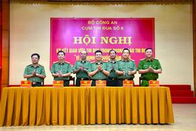 Cụm thi đua số 8 – Bộ Công an ký kết giao ước phong trào thi đua “Vì an ninh Tổ quốc” năm 2025