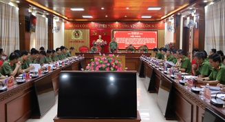 Công an tỉnh Đắk Nông tổ chức đánh giá kết quả thực hiện sắp xếp, tinh gọn bộ máy