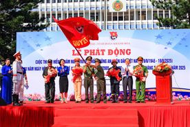 Công an Khánh Hòa ra quân Tháng Thanh niên 2025