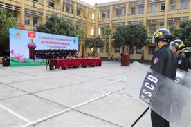 Công an Sóc Trăng ra quân huấn luyện nghiệp vụ Cảnh sát cơ động năm 2025