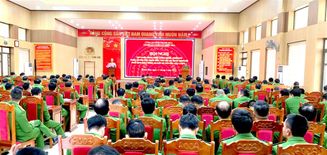 Thanh Hoá: Tập huấn công tác tiếp nhận, phân loại, xử lý nguồn tin về tội phạm của Công an cấp xã