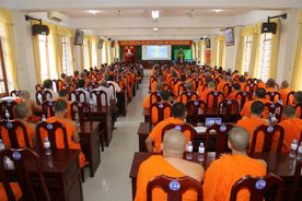 Tuyên truyền về an ninh mạng tại Trường Bổ túc Văn hóa Pali Trung cấp Nam Bộ