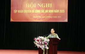 Công an Thanh Hóa tập huấn chuyên đề công tác an ninh cho Công an xã