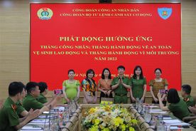 Công đoàn Bộ Tư lệnh Cảnh sát cơ động thi đua, xung kích trên mọi mặt trận