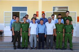 Nghiệm thu, bàn giao các công trình trụ sở Công an xã trên địa bàn Sóc Trăng