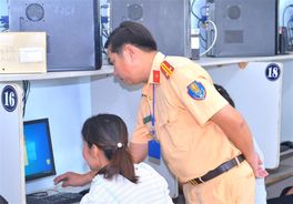 Công an tỉnh Cà Mau vận hành hiệu quả nhiệm vụ sát hạch, cấp giấy phép lái xe
