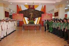Công an Ninh thuận tổ chức đợt sinh hoạt chính trị tại khu di tích lịch sử an ninh khu V