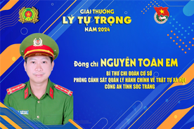 Sóc Trăng: Bí thư Chi đoàn Công an vinh dự nhận Giải thưởng Lý Tự Trọng năm 2024