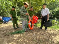 Bình Thuận: Công an xã tăng cường tuyên truyền phòng, chống đuối nước mùa mưa lũ