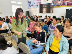 Tuổi trẻ Công an tỉnh Lạng Sơn xung kích phổ biến pháp luật cho nhân dân