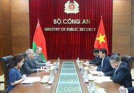 Việt Nam, Belarus thúc đẩy hợp tác an ninh, thực thi pháp luật