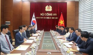 Tiếp tục đẩy mạnh hợp tác phòng, chống tội phạm với Cơ quan Cảnh sát quốc gia Hàn Quốc