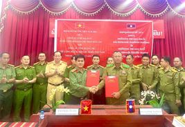 Tăng cường hợp tác giữa Công an tỉnh Quảng Trị và Công an tỉnh Salavan (Lào)