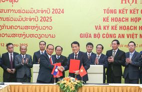 Tiếp tục đẩy mạnh hợp tác giữa Bộ Công an Việt Nam và Bộ Công an Lào