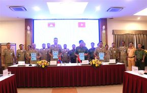 Tăng cường công tác bảo vệ an ninh, giữ gìn trật tự biên giới giữa Công an tỉnh Kiên Giang và Công an 03 tỉnh Campuchia giáp biên