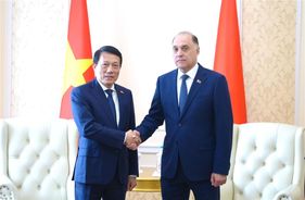 Bộ trưởng Lương Tam Quang hội đàm với Thư ký Hội đồng An ninh quốc gia Cộng hòa Belarus