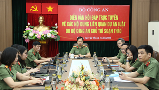 Diễn đàn hỏi đáp trực tuyến về dự án Luật Lực lượng tham gia bảo vệ ANTT ở cơ sở