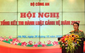 Hội nghị tổng kết thi hành Luật Cảnh vệ năm 2017 trong Công an nhân dân