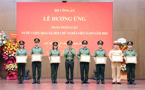 Bộ Công an tổ chức Lễ hưởng ứng Ngày Pháp luật nước Cộng hòa xã hội chủ nghĩa Việt Nam năm 2024