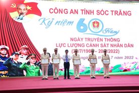 Lực lượng Cảnh sát nhân dân Công an tỉnh Sóc Trăng xứng đáng với 16 chữ vàng