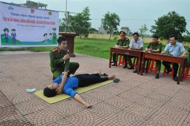 Hải Dương: Công an huyện Gia Lộc tập huấn phòng chống đuối nước cho học sinh