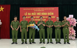 Điện Biên ra mắt mô hình điểm “Công an thân thiện” tại Công an huyện Mường Ảng