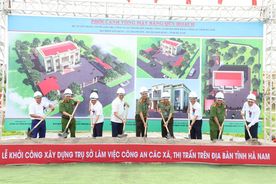 Hà Nam: Tập trung nguồn lực sớm hoàn thành xây dựng trụ sở làm việc Công an xã, thị trấn