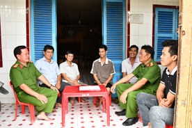 Công an xã chủ động thực hiện tốt phong trào thi đua Vì an ninh Tổ quốc