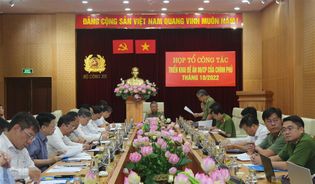 Họp Tổ công tác triển khai Đề án 06/CP của Chính phủ tháng 10/2022