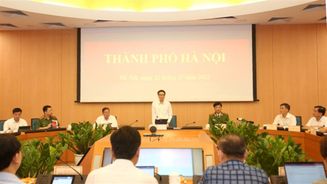Thứ trưởng Nguyễn Duy Ngọc tham gia đoàn công tác của Chính phủ làm việc với UBND Thành phố Hà Nội về triển khai Đề án 06