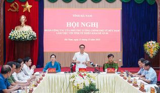 Phó Thủ tướng Vũ Đức Đam kiểm tra việc thực hiện Đề án 06 tại Hà Nam