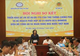 Sơ kết Kế hoạch phối hợp giữa Bộ Công an và Ngân hàng Nhà nước về triển khai thực hiện các nhiệm vụ tại Đề án 06