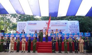 Đoàn viên, thanh niên Công an TP. Hồ Chí Minh ra quân Tháng Thanh niên